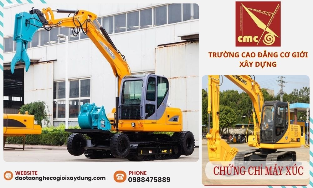 Máy xúc là một trong những thiết bị quan trọng trong ngành xây dựng, được sử dụng để phục vụ các công việc như đào đất, xúc đá, chuyển vật liệu.