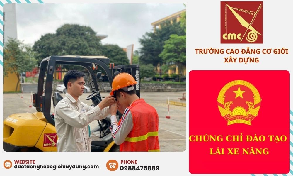 Nếu bạn đang tìm kiếm nơi đào tạo bằng lái xe nâng chuyên nghiệp, hãy liên hệ ngay với Trường Cao Đẳng Cơ Giới Xây Dựng để được tư vấn chi tiết.