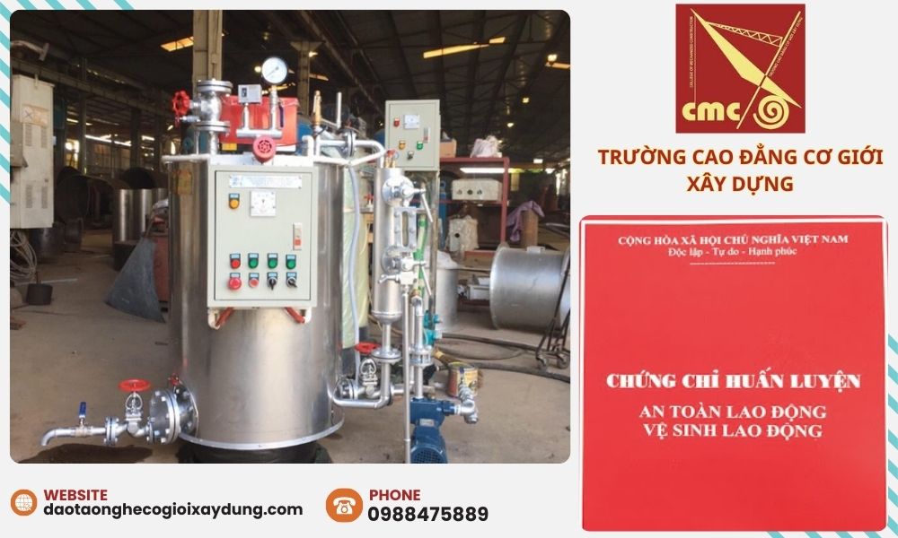 Đăng ký học lò hơi tại các cơ sở đào tạo uy tín như Trường Cao Đẳng Cơ Giới Xây Dựng để nhận chứng chỉ có giá trị và phát triển sự nghiệp trong ngành công nghiệp.