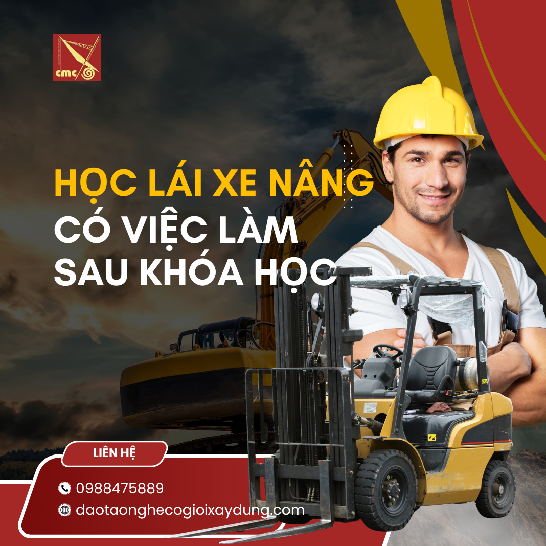 Học lái xe nâng có việc làm sau khóa học