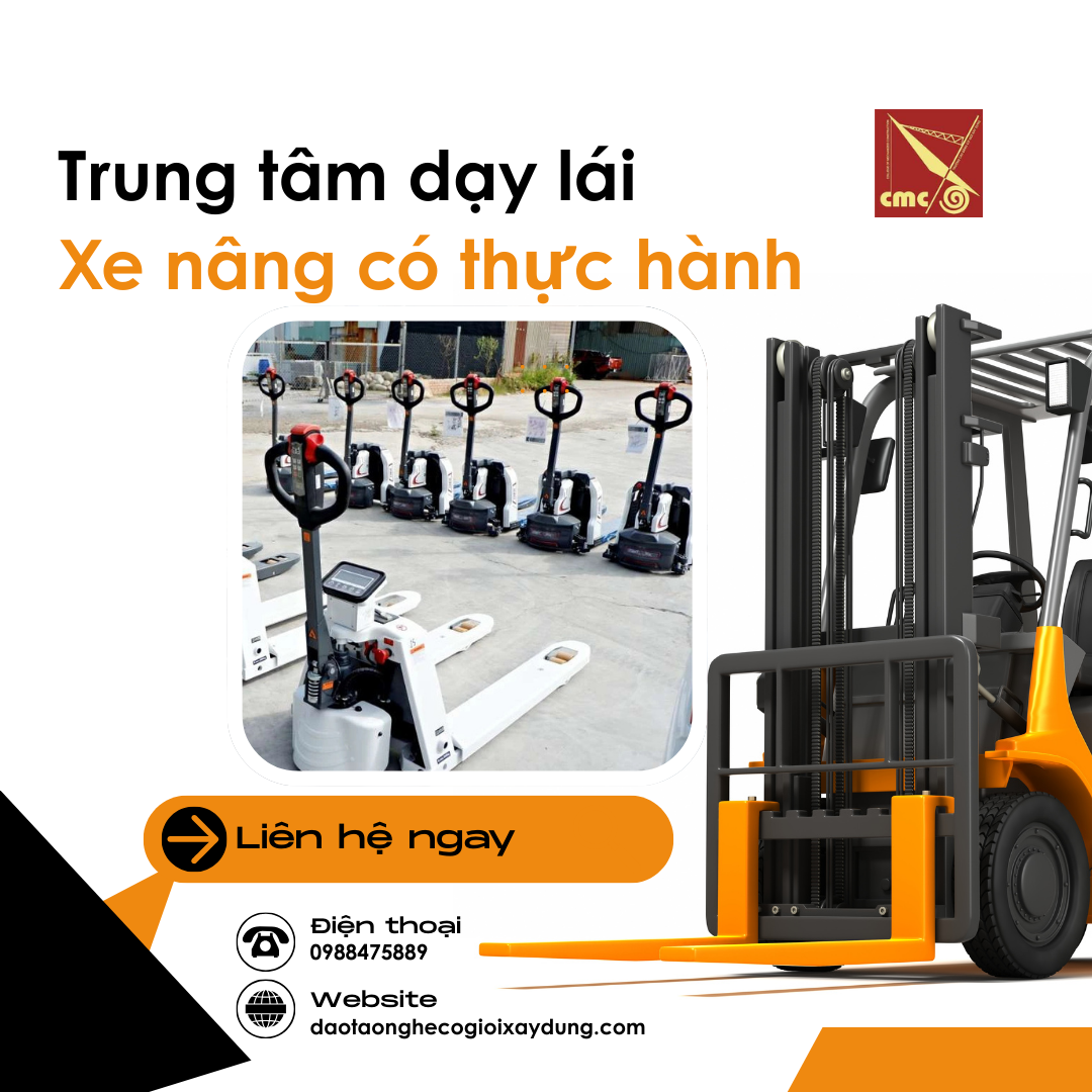 Trung tâm dạy lái xe nâng có thực hành